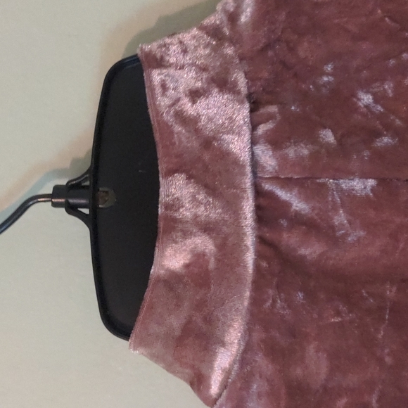 Minette, Pink, Crushed Velvet, Sleeveless Top, no size listed, maybe size S - Picture 6 of 10